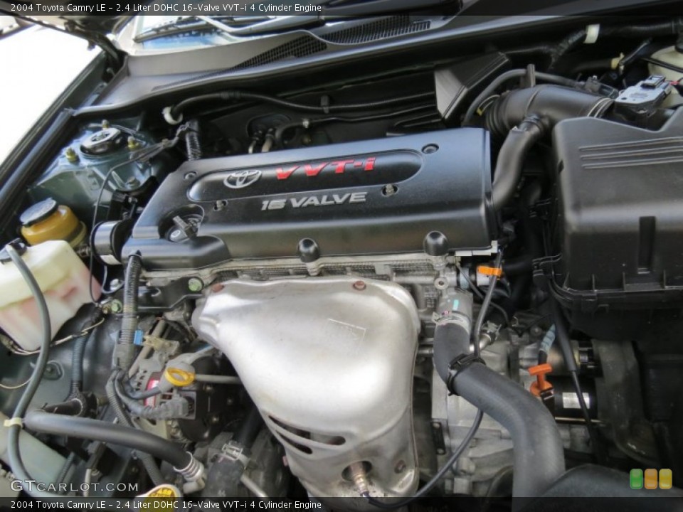 2.4 Liter DOHC 16-Valve VVT-i 4 Cylinder Engine for the 2004 Toyota Camry #68212806