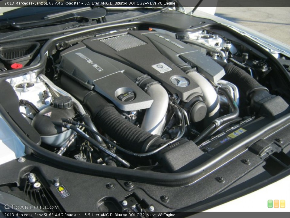 5.5 Liter AMG DI Biturbo DOHC 32-Valve V8 Engine for the 2013 Mercedes-Benz SL #68229598