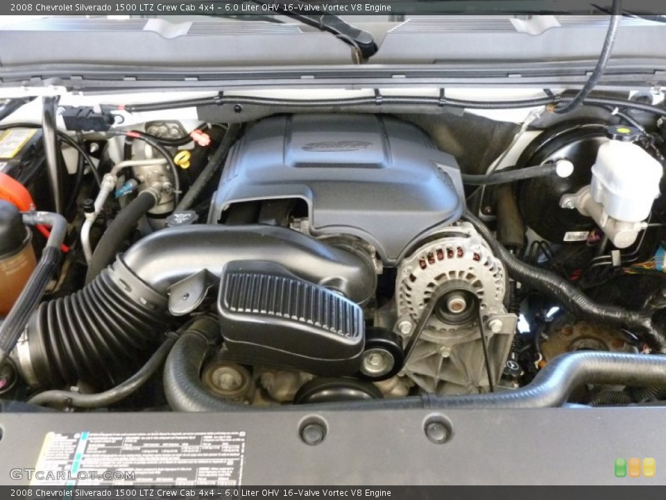 6.0 Liter OHV 16-Valve Vortec V8 Engine for the 2008 Chevrolet Silverado 1500 #68232430