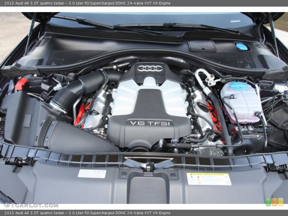 3.0 Liter FSI Supercharged DOHC 24-Valve VVT V6 Engine for the 2013 Audi A6 #68238382