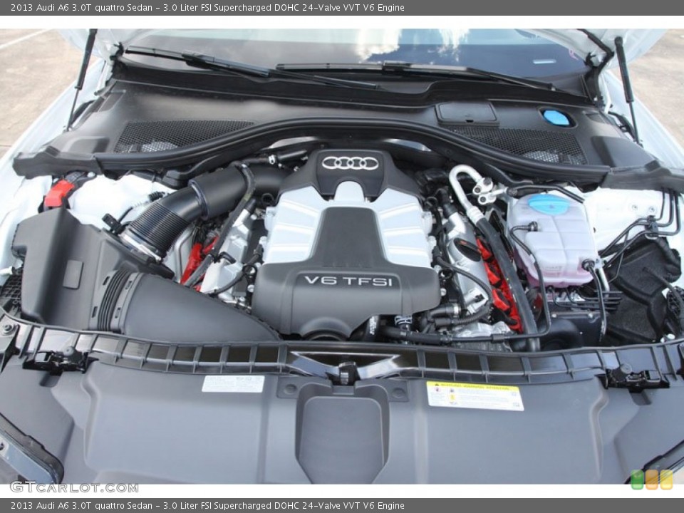 3.0 Liter FSI Supercharged DOHC 24-Valve VVT V6 Engine for the 2013 Audi A6 #68238913