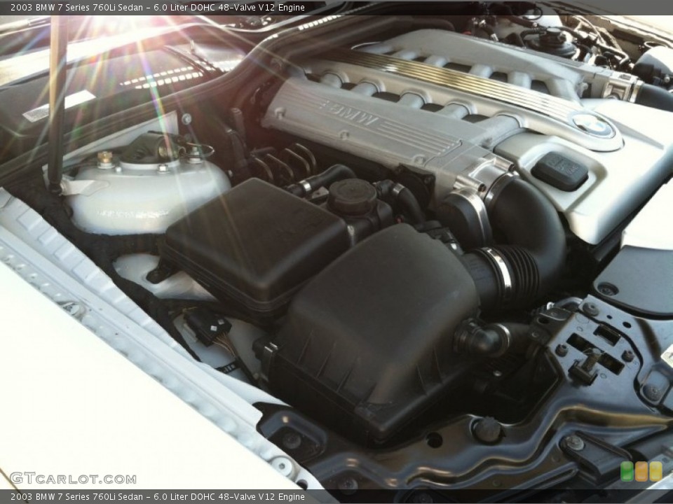 6.0 Liter DOHC 48-Valve V12 Engine for the 2003 BMW 7 Series #68239798