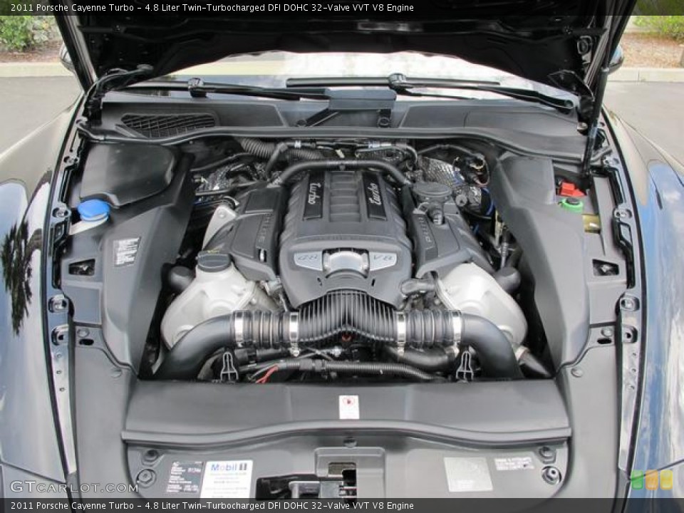 4.8 Liter Twin-Turbocharged DFI DOHC 32-Valve VVT V8 Engine for the 2011 Porsche Cayenne #68242054