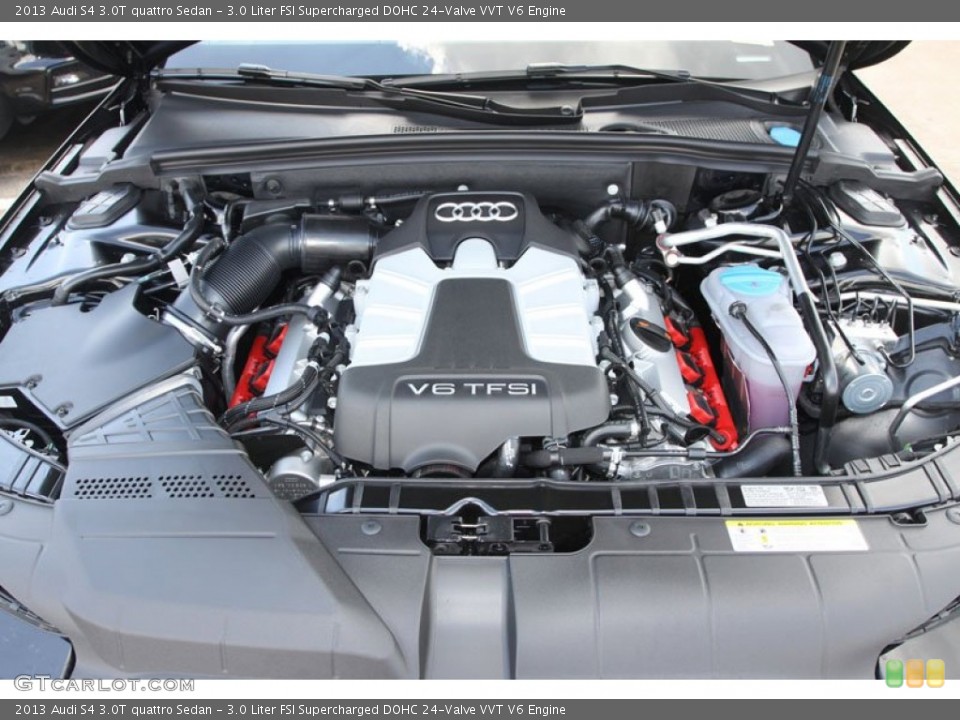 3.0 Liter FSI Supercharged DOHC 24-Valve VVT V6 Engine for the 2013 Audi S4 #68243806