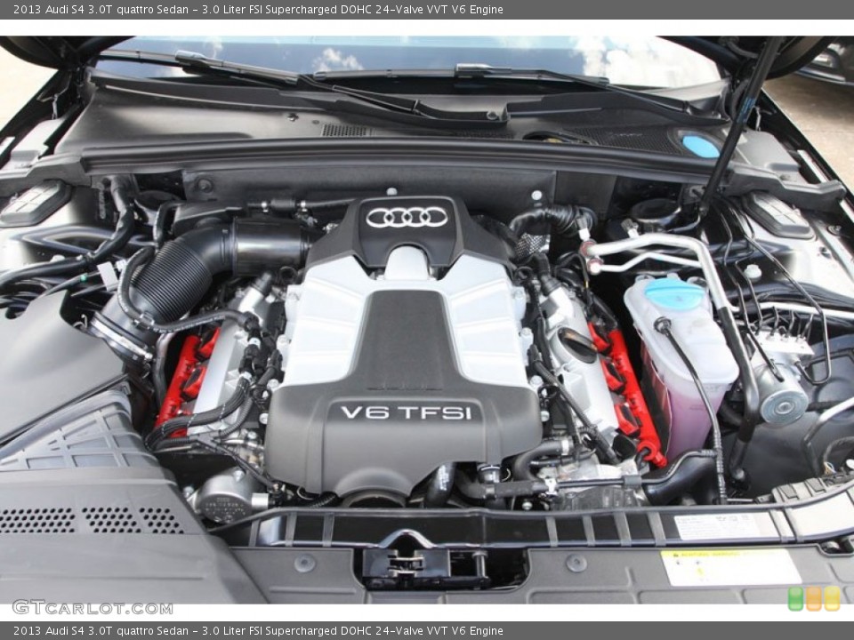 3.0 Liter FSI Supercharged DOHC 24-Valve VVT V6 Engine for the 2013 Audi S4 #68244079