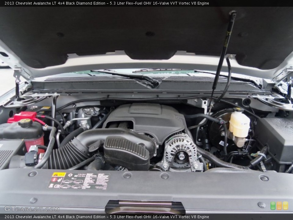 5.3 Liter Flex-Fuel OHV 16-Valve VVT Vortec V8 Engine for the 2013 Chevrolet Avalanche #68245573