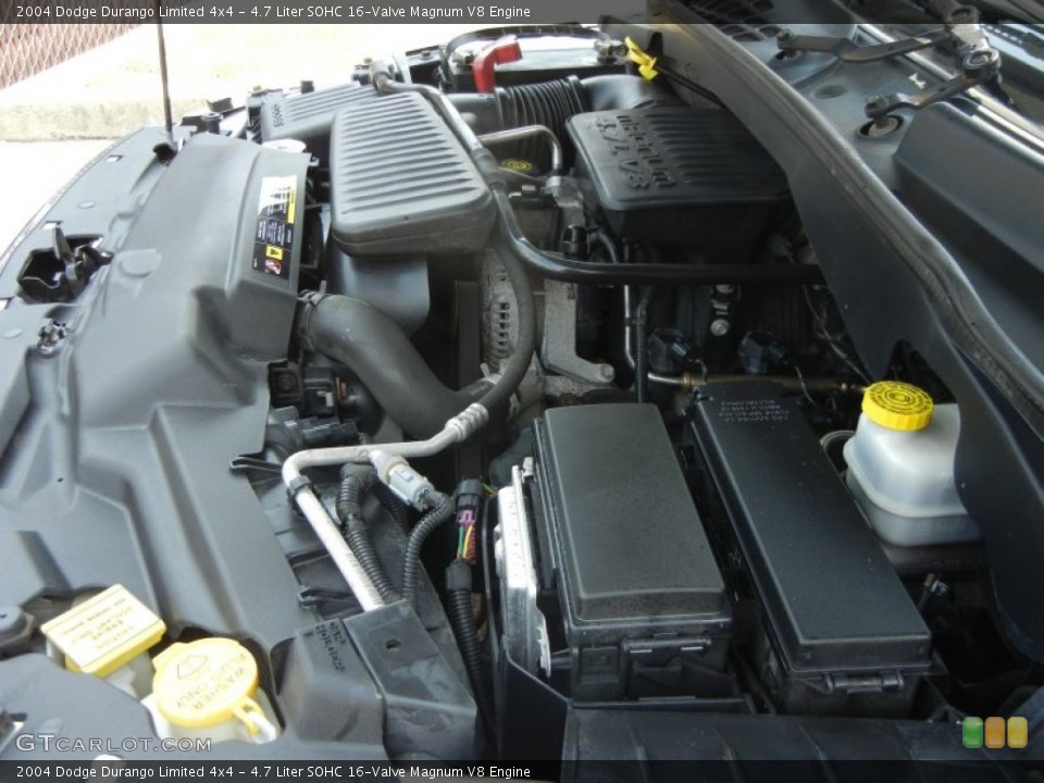 4.7 Liter SOHC 16-Valve Magnum V8 Engine for the 2004 Dodge Durango #68263165