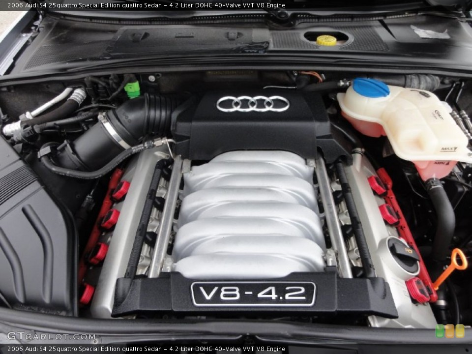 4.2 Liter DOHC 40-Valve VVT V8 2006 Audi S4 Engine