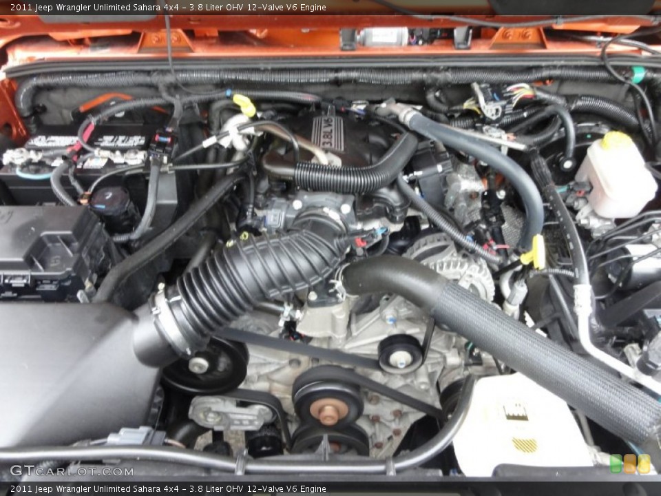 3.8 Liter OHV 12-Valve V6 Engine for the 2011 Jeep Wrangler Unlimited #68269418
