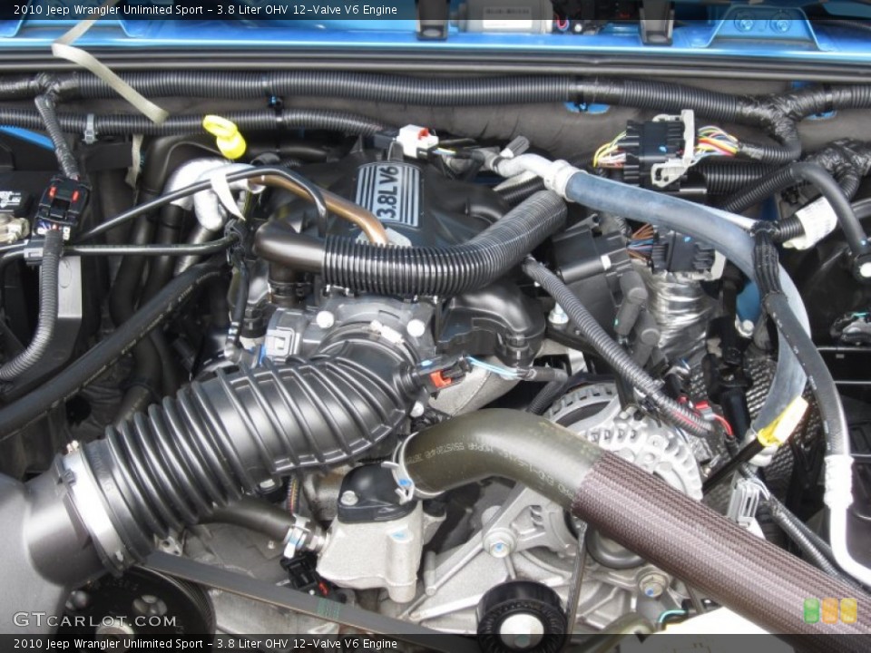 3.8 Liter OHV 12-Valve V6 Engine for the 2010 Jeep Wrangler Unlimited #68295329