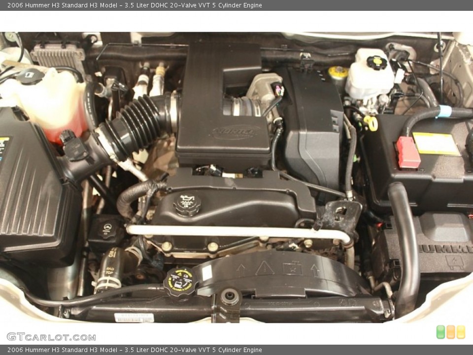 3.5 Liter DOHC 20-Valve VVT 5 Cylinder Engine for the 2006 Hummer H3 #68295818