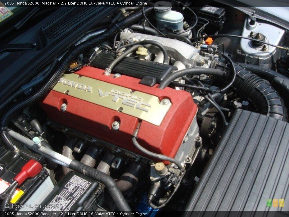 2.2 Liter DOHC 16-Valve VTEC 4 Cylinder Engine for the 2005 Honda S2000 #68313935