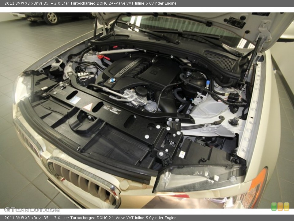 3.0 Liter Turbocharged DOHC 24-Valve VVT Inline 6 Cylinder Engine for the 2011 BMW X3 #68322233