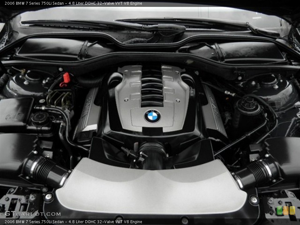 4.8 Liter DOHC 32-Valve VVT V8 Engine for the 2006 BMW 7 Series #68323436