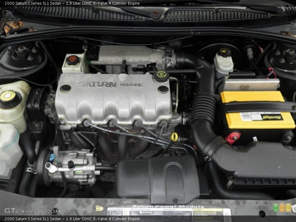 1.9 Liter SOHC 8-Valve 4 Cylinder Engine for the 2000 Saturn S Series #68324597