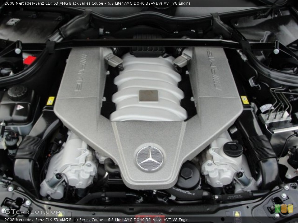 6.3 Liter AMG DOHC 32-Valve VVT V8 2008 Mercedes-Benz CLK Engine