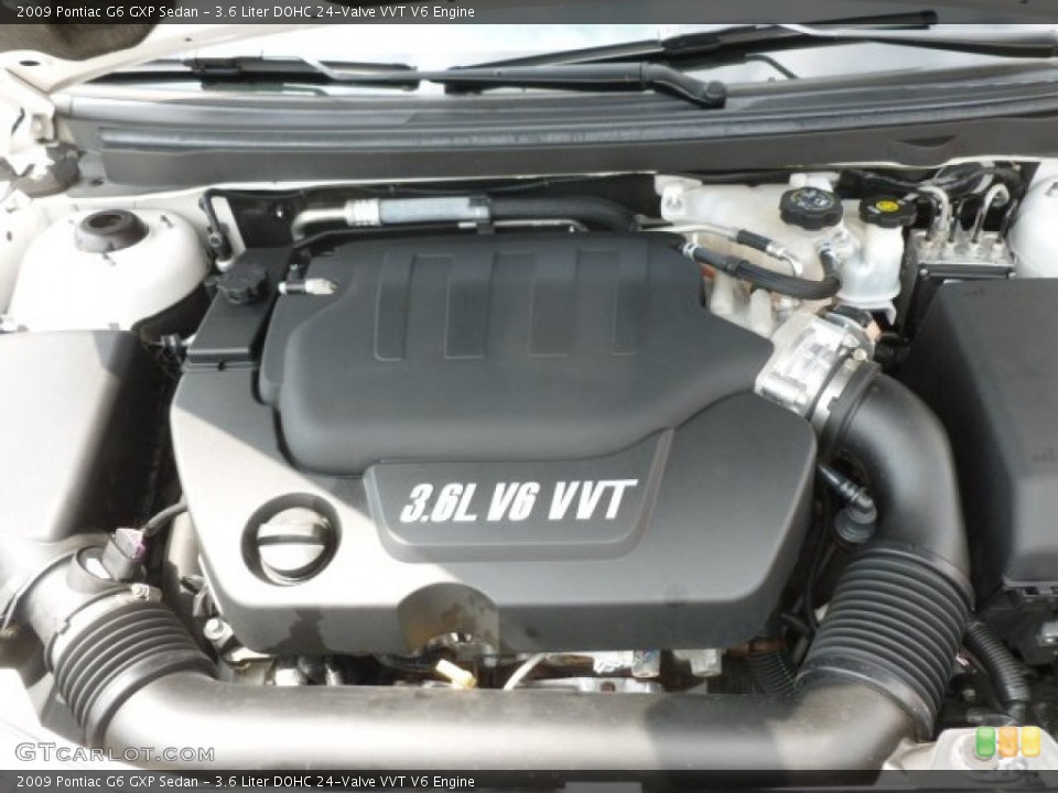 3.6 Liter DOHC 24-Valve VVT V6 Engine for the 2009 Pontiac G6 #68338880