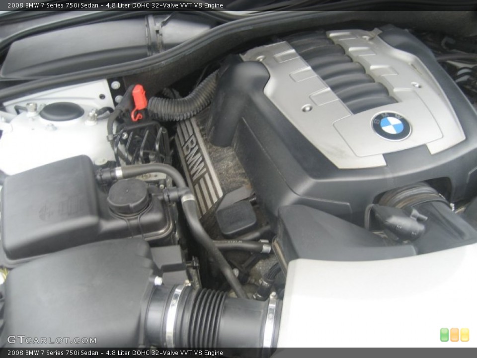 4.8 Liter DOHC 32-Valve VVT V8 Engine for the 2008 BMW 7 Series #68340228