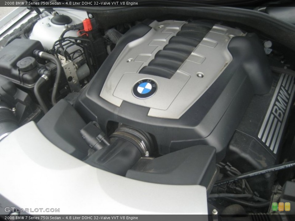4.8 Liter DOHC 32-Valve VVT V8 Engine for the 2008 BMW 7 Series #68340234