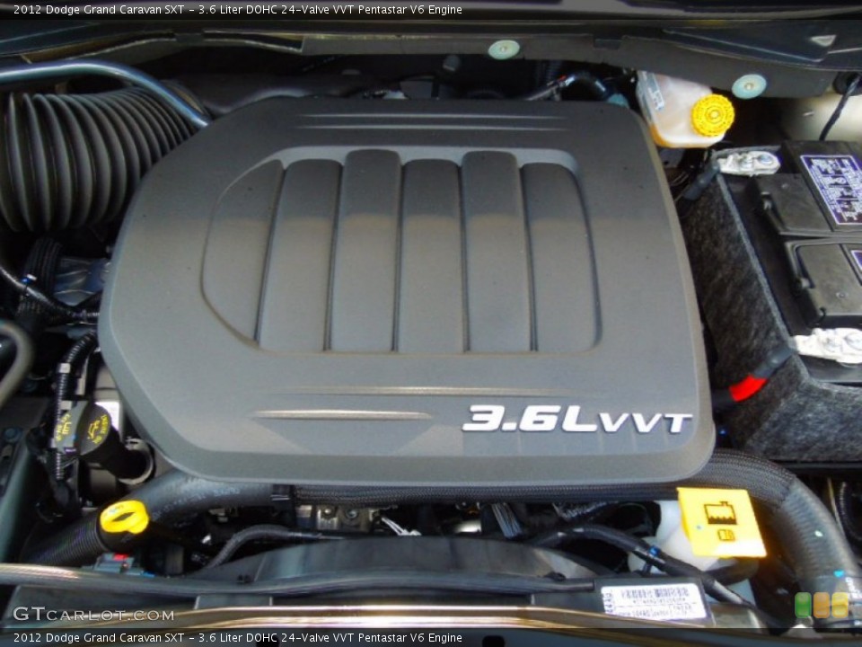 3.6 Liter DOHC 24-Valve VVT Pentastar V6 Engine for the 2012 Dodge Grand Caravan #68340336