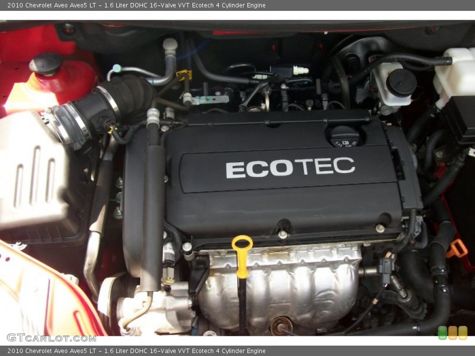 1.6 Liter DOHC 16-Valve VVT Ecotech 4 Cylinder Engine for the 2010 Chevrolet Aveo #68343250
