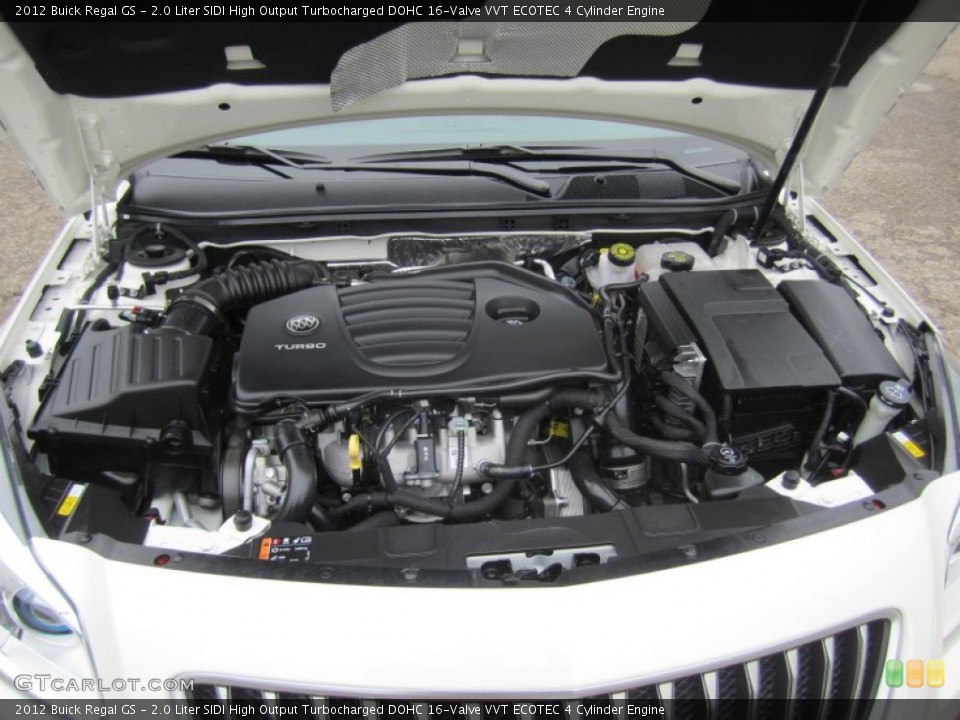 2.0 Liter SIDI High Output Turbocharged DOHC 16-Valve VVT ECOTEC 4 Cylinder Engine for the 2012 Buick Regal #68344206