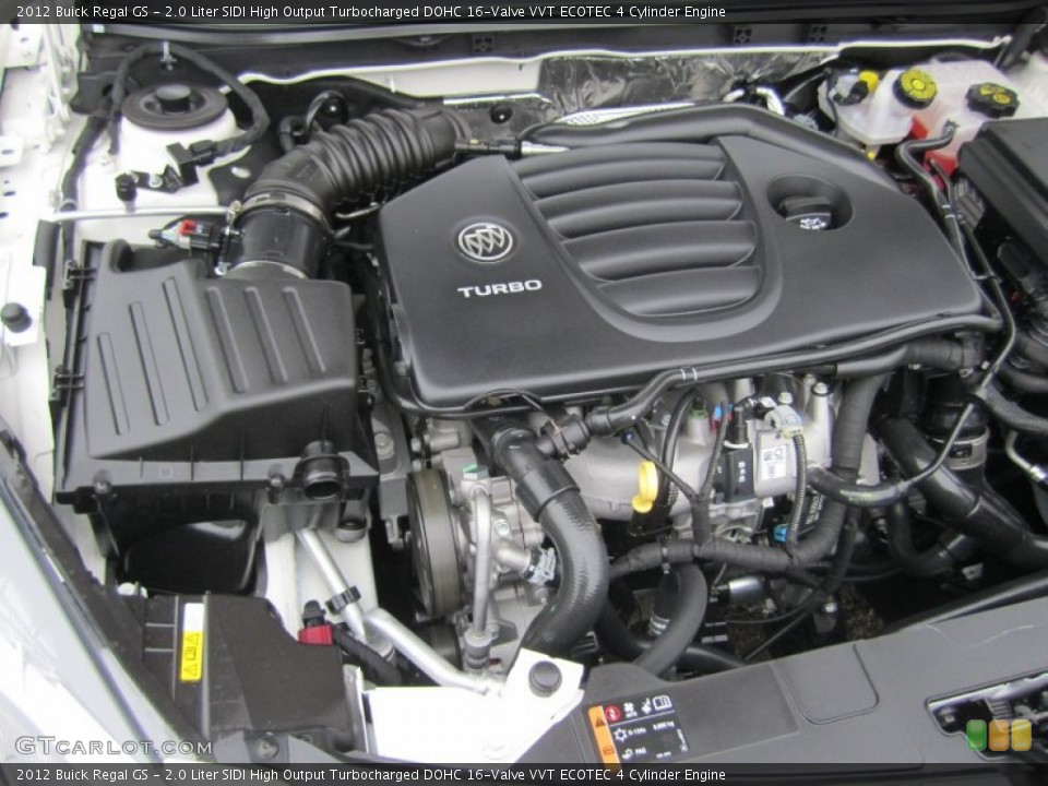2.0 Liter SIDI High Output Turbocharged DOHC 16-Valve VVT ECOTEC 4 Cylinder Engine for the 2012 Buick Regal #68344231