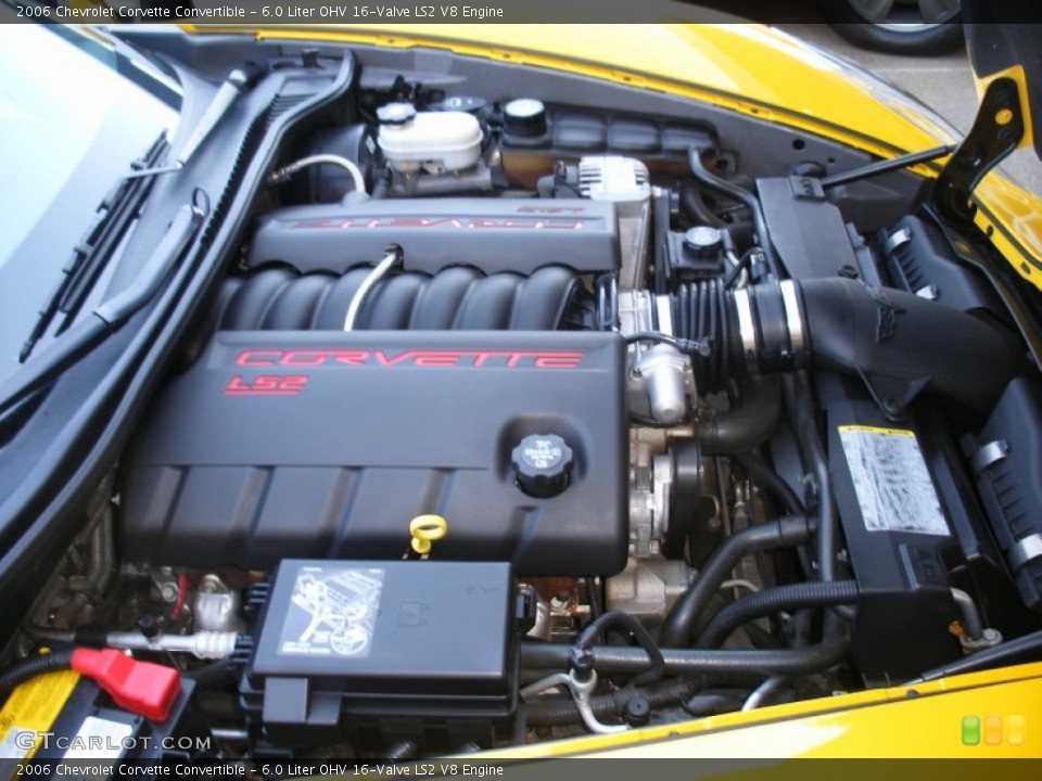 6.0 Liter OHV 16-Valve LS2 V8 Engine for the 2006 Chevrolet Corvette #68347768