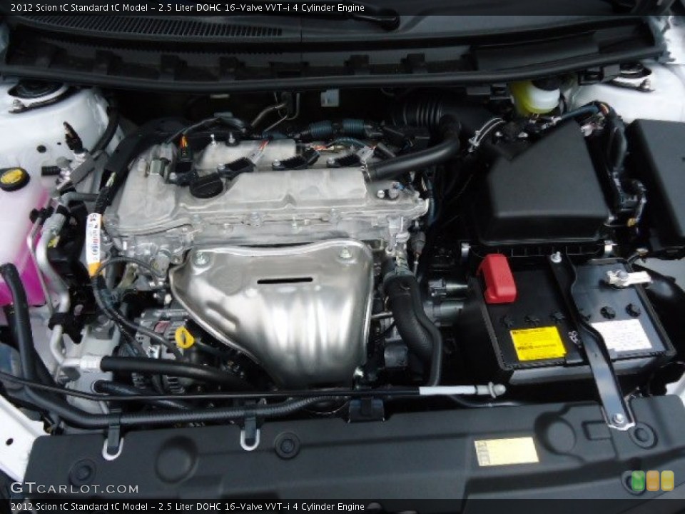 2.5 Liter DOHC 16-Valve VVT-i 4 Cylinder Engine for the 2012 Scion tC #68352280