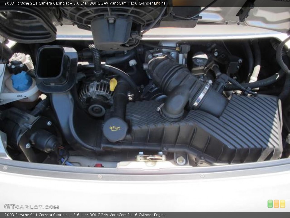 3.6 Liter DOHC 24V VarioCam Flat 6 Cylinder Engine for the 2003 Porsche 911 #68358300
