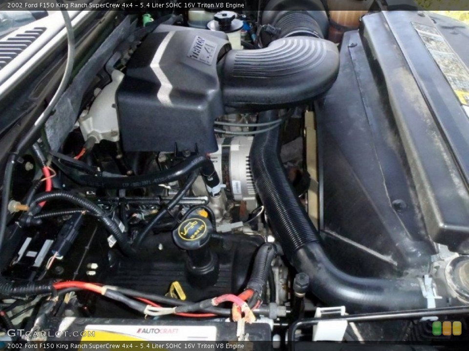 5.4 Liter SOHC 16V Triton V8 Engine for the 2002 Ford F150 #68364490