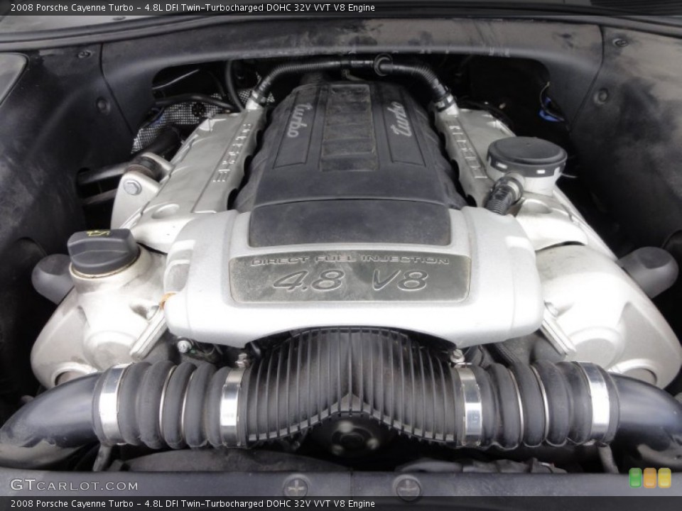 4.8L DFI Twin-Turbocharged DOHC 32V VVT V8 Engine for the 2008 Porsche Cayenne #68365720