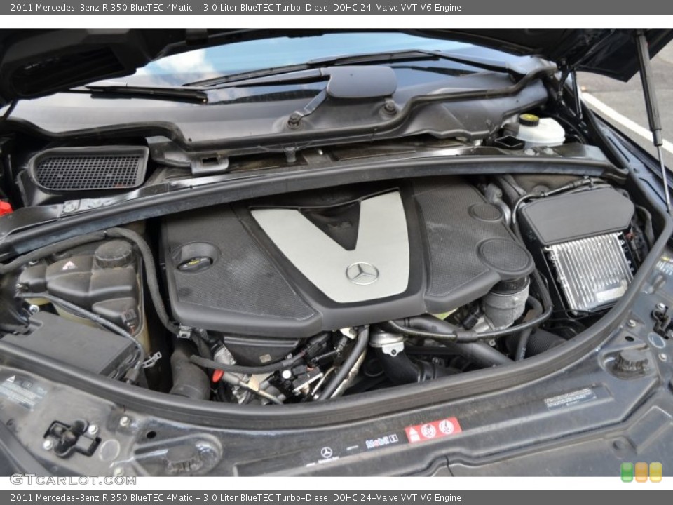 3.0 Liter BlueTEC Turbo-Diesel DOHC 24-Valve VVT V6 2011 Mercedes-Benz R Engine