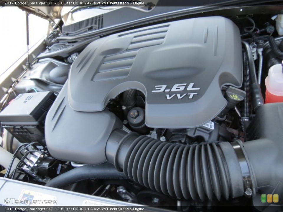 3.6 Liter DOHC 24-Valve VVT Pentastar V6 Engine for the 2012 Dodge Challenger #68375529