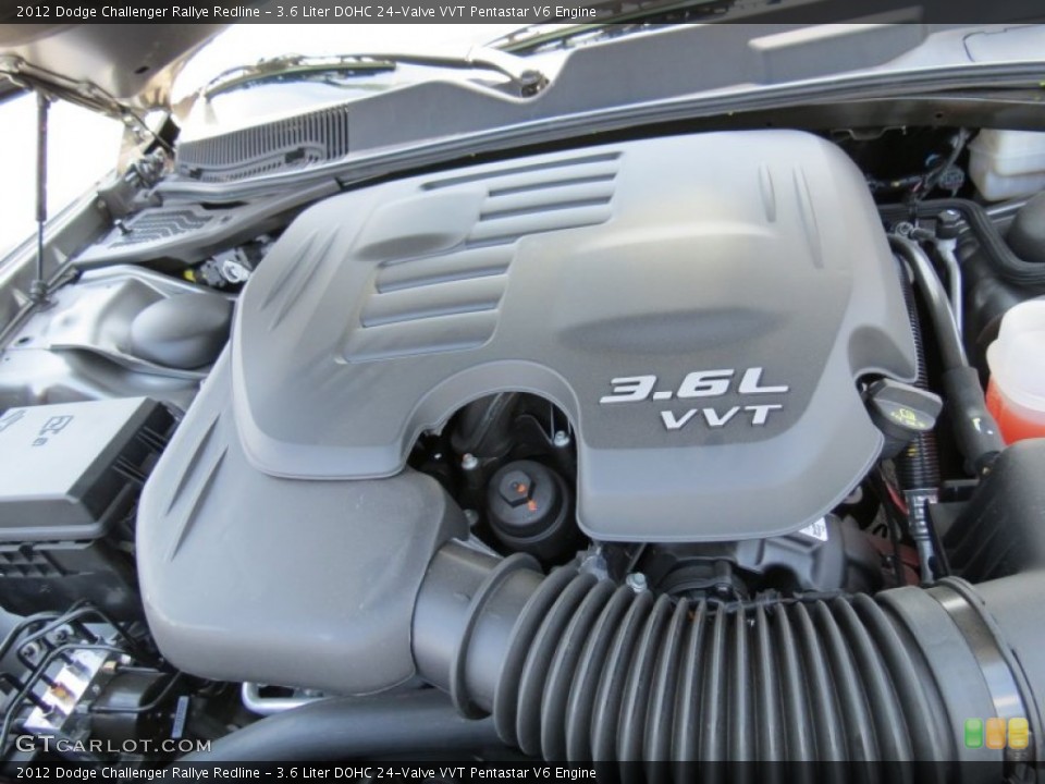 3.6 Liter DOHC 24-Valve VVT Pentastar V6 Engine for the 2012 Dodge Challenger #68375769