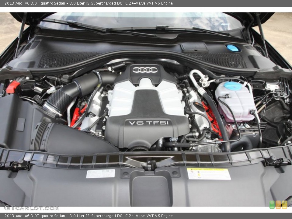 3.0 Liter FSI Supercharged DOHC 24-Valve VVT V6 Engine for the 2013 Audi A6 #68377191