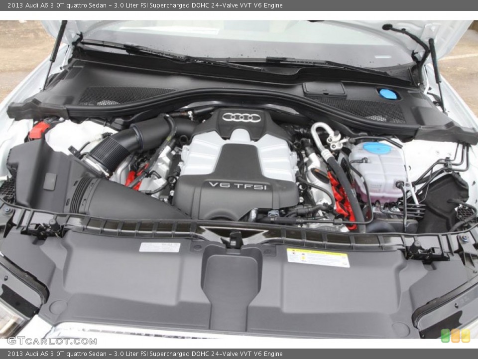 3.0 Liter FSI Supercharged DOHC 24-Valve VVT V6 Engine for the 2013 Audi A6 #68378259