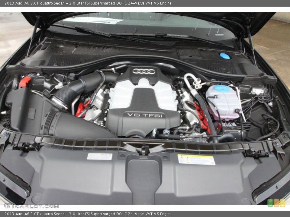 3.0 Liter FSI Supercharged DOHC 24-Valve VVT V6 Engine for the 2013 Audi A6 #68378527