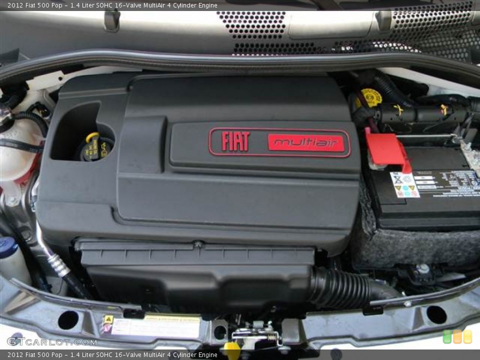1.4 Liter SOHC 16-Valve MultiAir 4 Cylinder Engine for the 2012 Fiat 500 #68380098