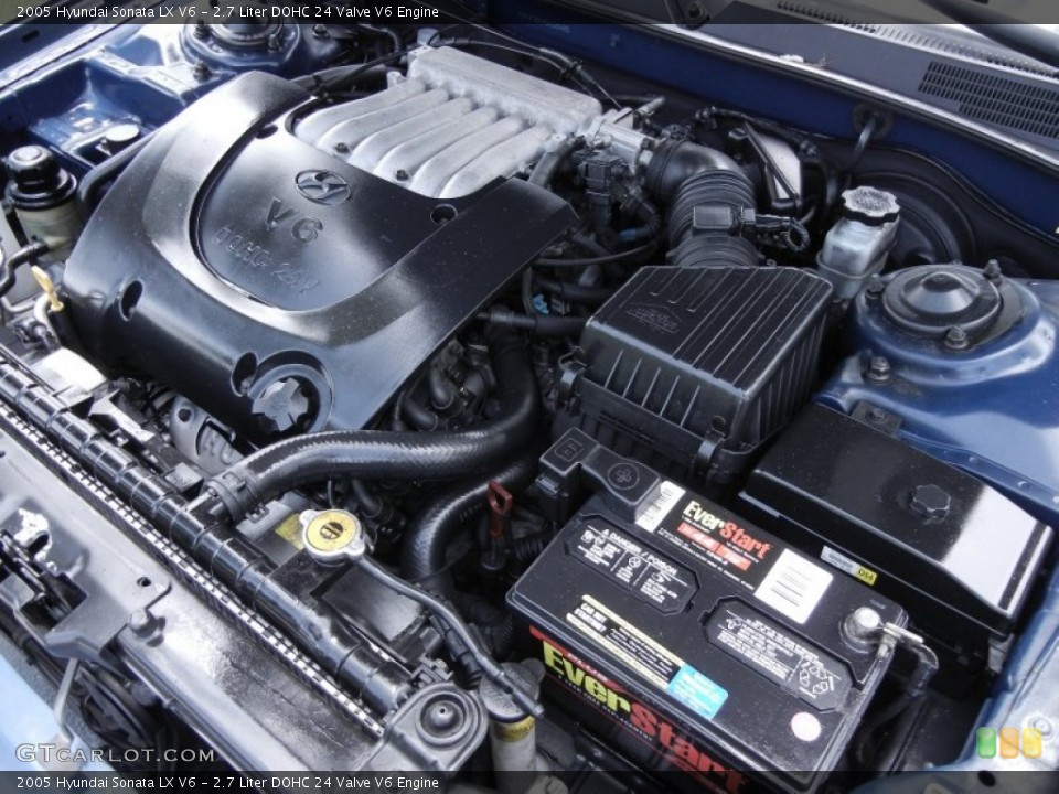 2.7 Liter DOHC 24 Valve V6 Engine for the 2005 Hyundai Sonata #68391081