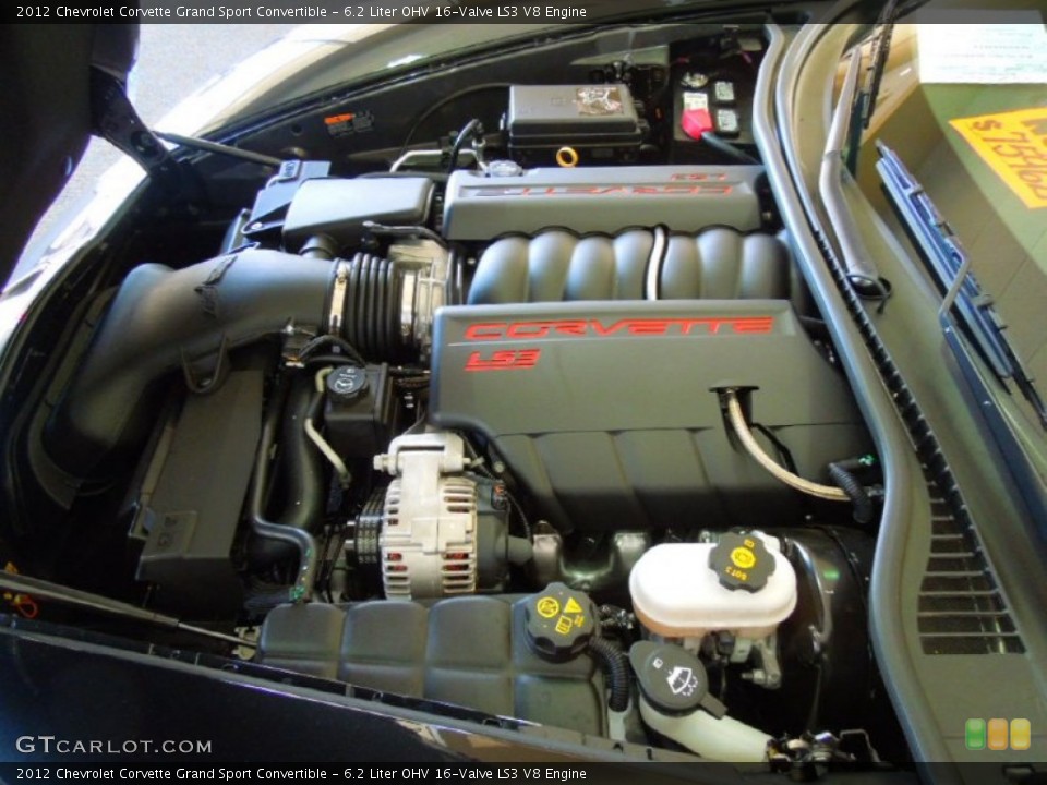 6.2 Liter OHV 16-Valve LS3 V8 Engine for the 2012 Chevrolet Corvette #68402417