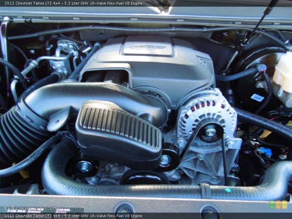 5.3 Liter OHV 16-Valve Flex-Fuel V8 Engine for the 2013 Chevrolet Tahoe #68403237