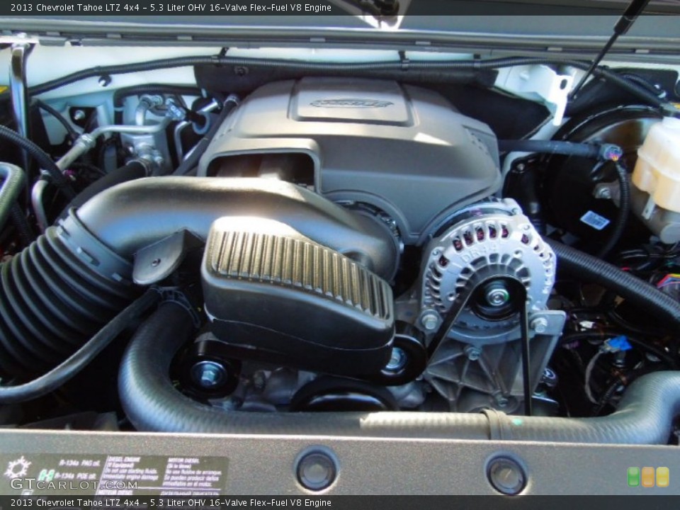 5.3 Liter OHV 16-Valve Flex-Fuel V8 Engine for the 2013 Chevrolet Tahoe #68403330