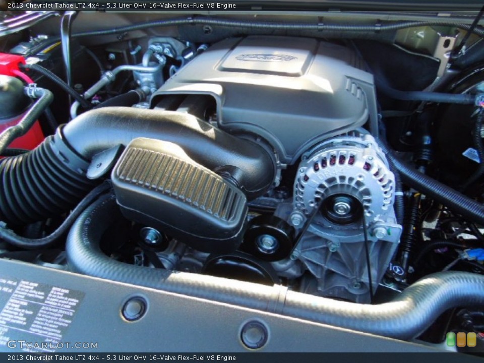 5.3 Liter OHV 16-Valve Flex-Fuel V8 Engine for the 2013 Chevrolet Tahoe #68403423