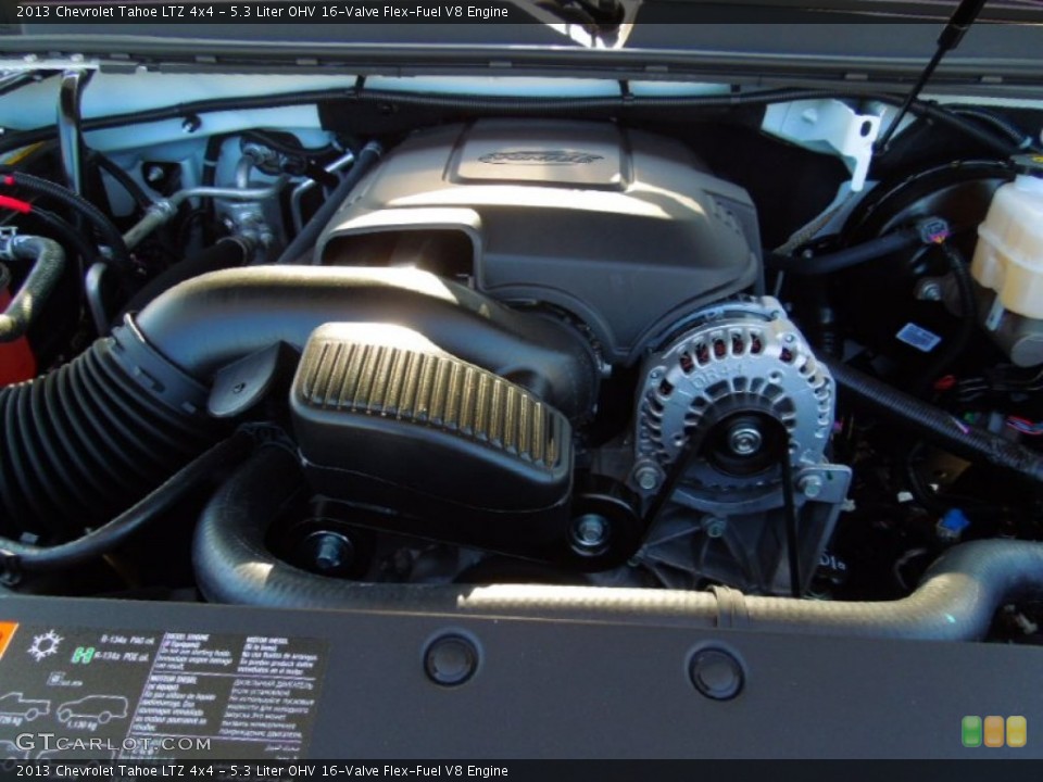 5.3 Liter OHV 16-Valve Flex-Fuel V8 Engine for the 2013 Chevrolet Tahoe #68403516