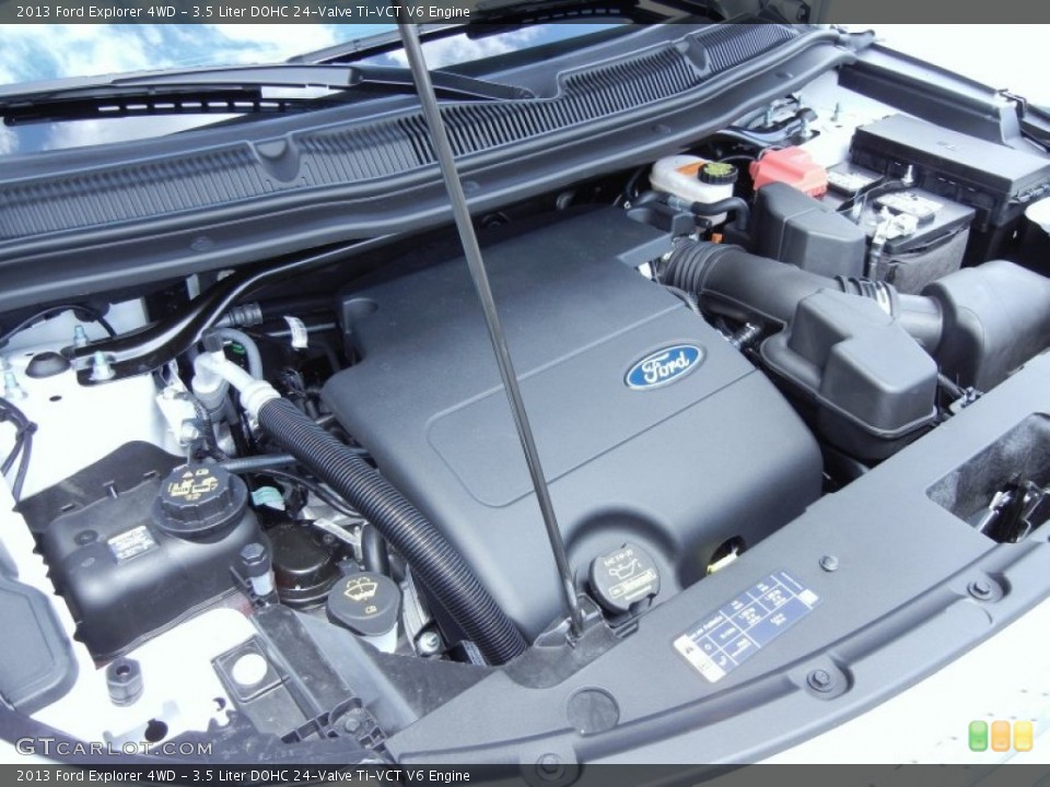 3.5 Liter DOHC 24-Valve Ti-VCT V6 2013 Ford Explorer Engine