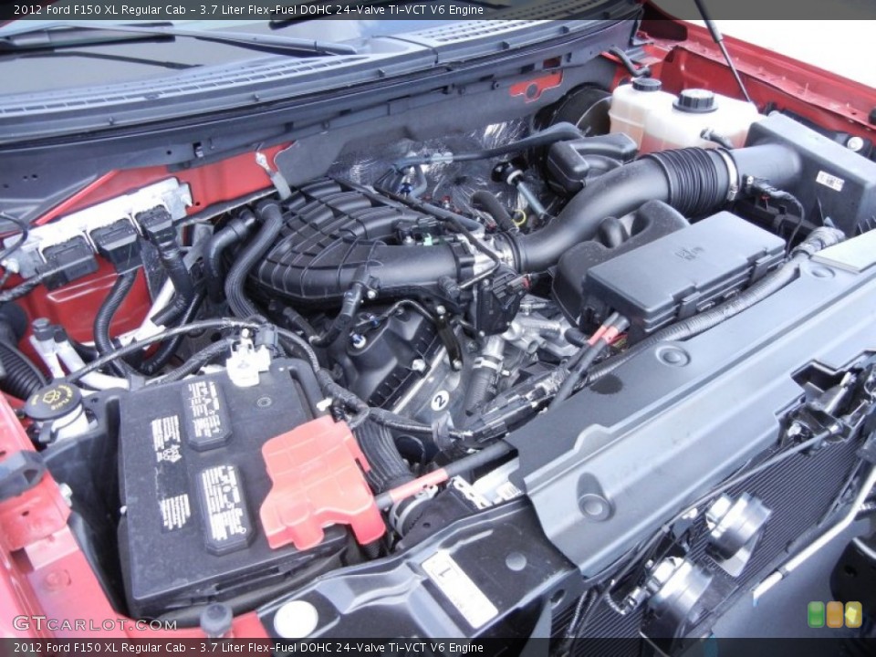 3.7 Liter Flex-Fuel DOHC 24-Valve Ti-VCT V6 Engine for the 2012 Ford F150 #68411558