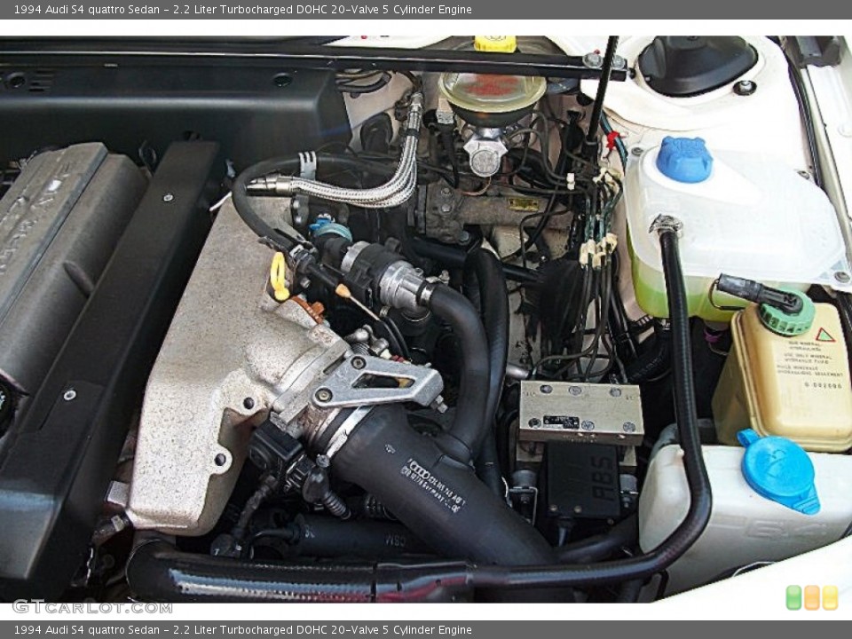 2.2 Liter Turbocharged DOHC 20-Valve 5 Cylinder 1994 Audi S4 Engine