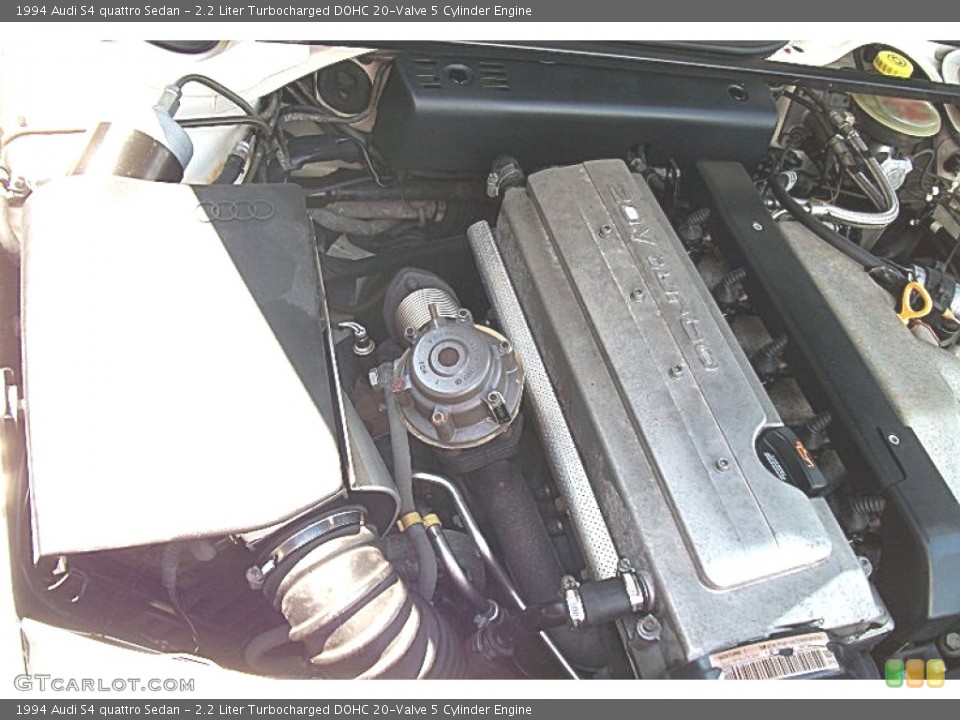 2.2 Liter Turbocharged DOHC 20-Valve 5 Cylinder Engine for the 1994 Audi S4 #68414120