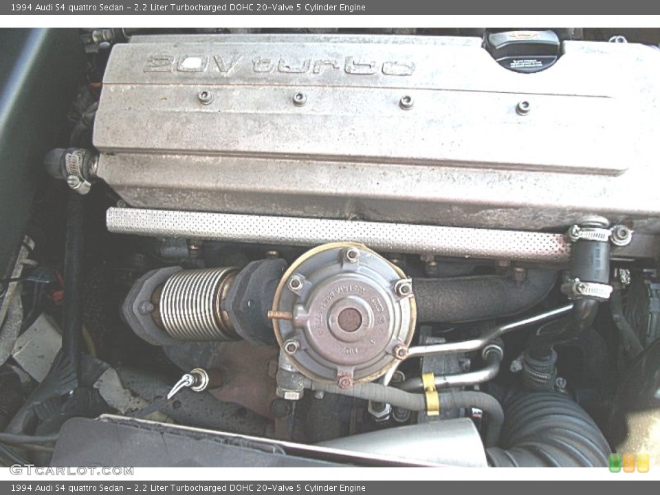 2.2 Liter Turbocharged DOHC 20-Valve 5 Cylinder Engine for the 1994 Audi S4 #68414138